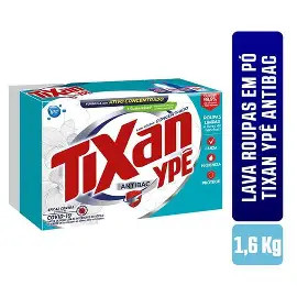 Lava Roupas em Po Tixan Antibac (Ype) 1,6kg
