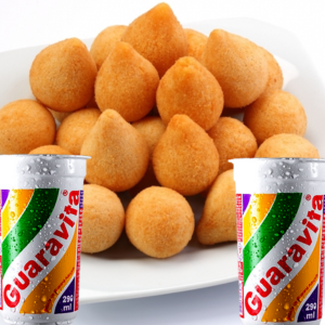 50 SALGADINHOS MISTO + 02 GUARAVITAS