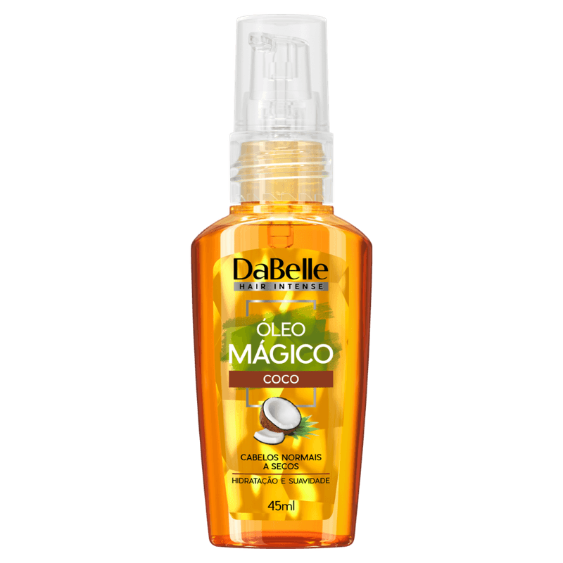 ÓLEO CAPILAR MÁGICO DABELLE COCO 45ML