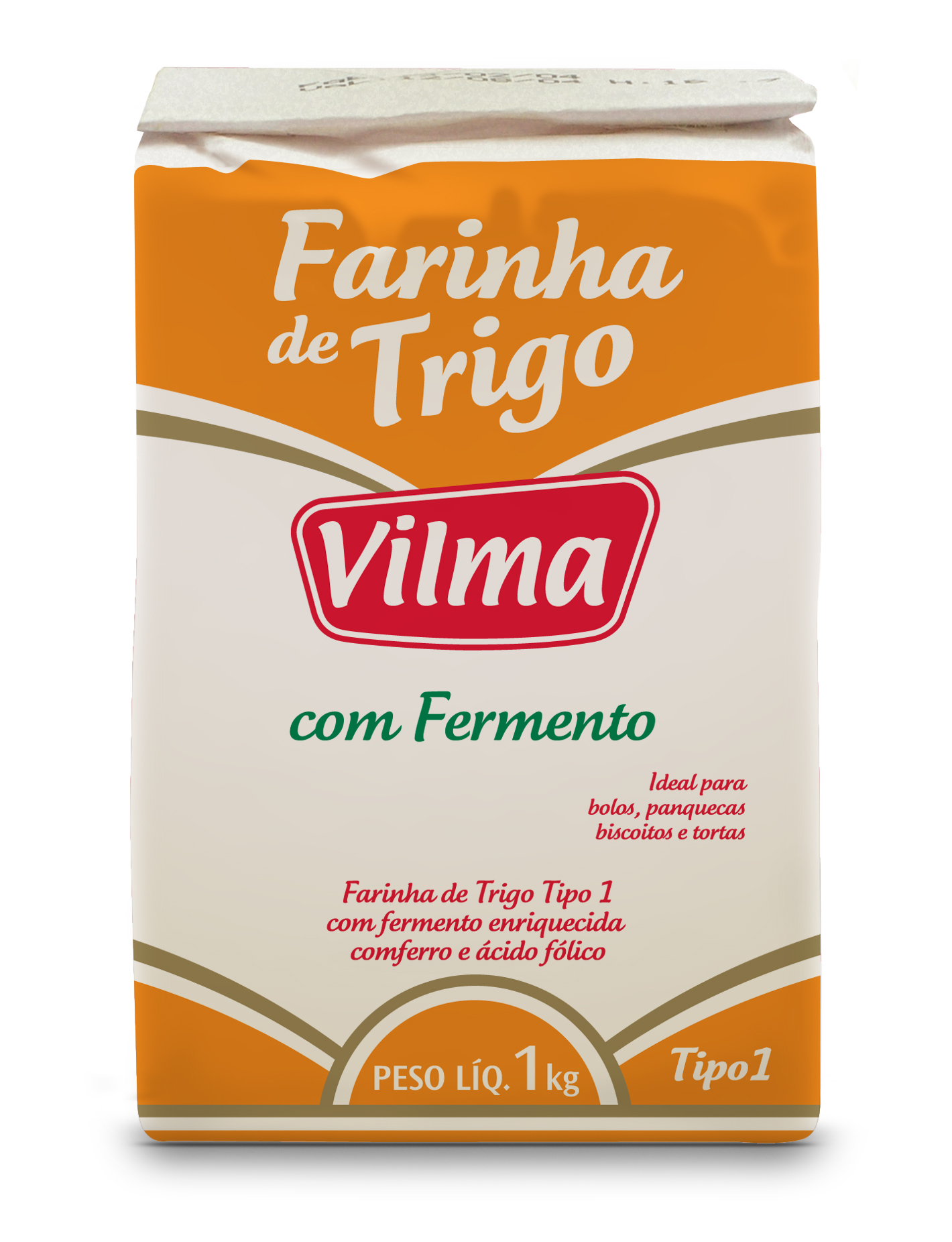 FARINHA TRIGO VILMA C/ FERMENTO 1KG