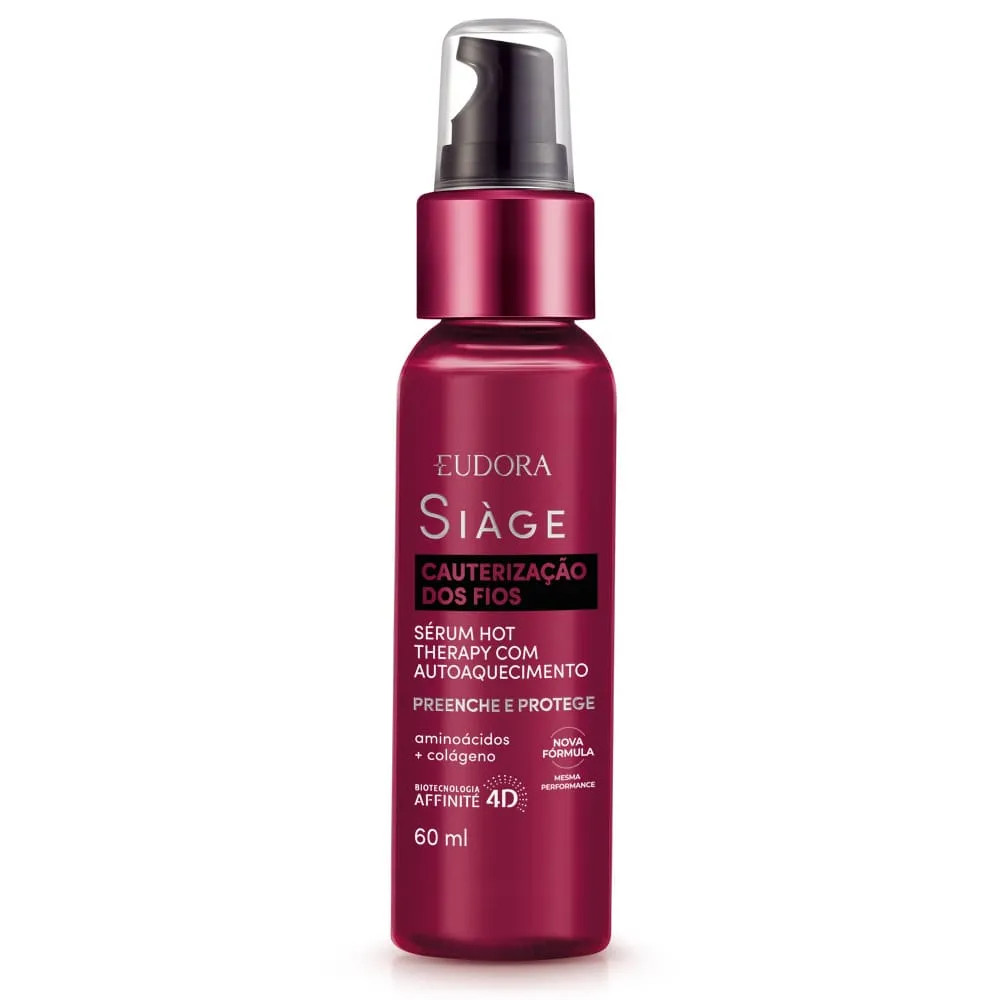 SÉRUM CAUTERIZAÇÃO DOS FIOS EUDORA SIAGE 60ML