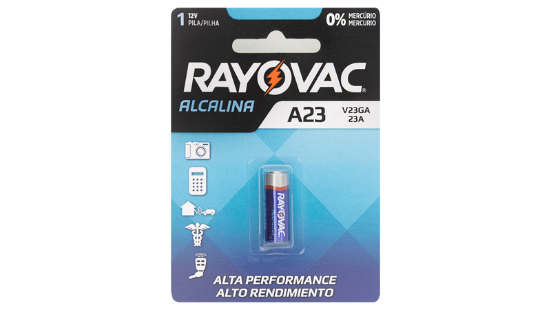 PILHA RAYOVAC ALCALINA A23 12V
