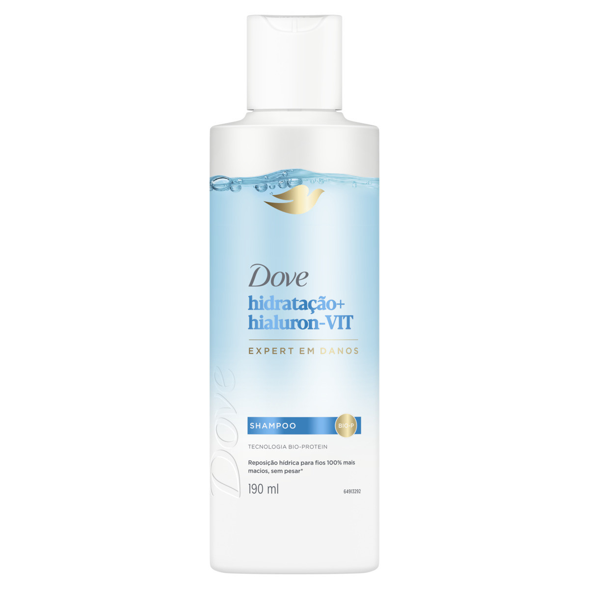 SHAMPOO DOVE HIDRATACAO HIALURON-VIT 190ML