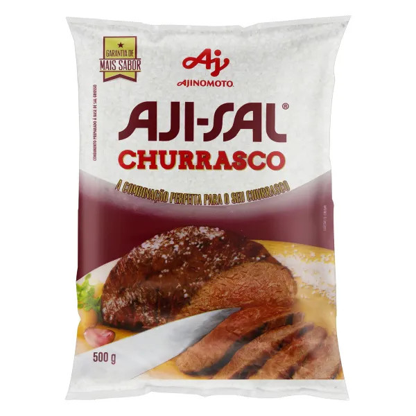 AJI SAL CHURRASCO SACO 500G-UN