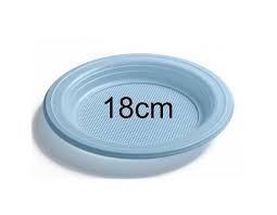 PRATO DESC.DUDIGO AZUL 18CM