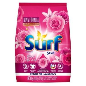 SABAO EM PO SURF ROSAS E FLOR DE LIS 800G