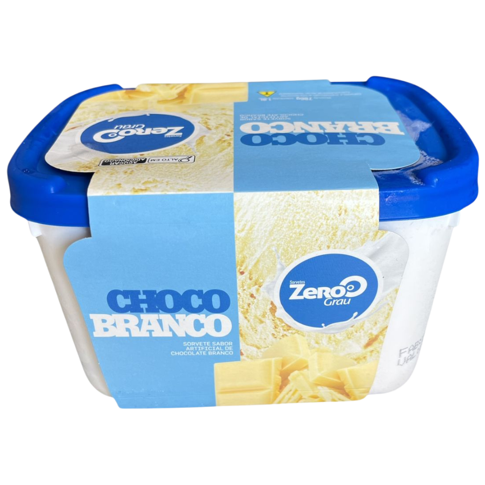 SORVETE ZERO GRAU CHOCOBRANCO PT1,8L