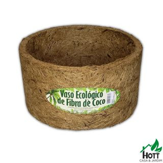 VASO XAXIM COCO AGROFOR MARROM 30X15CM