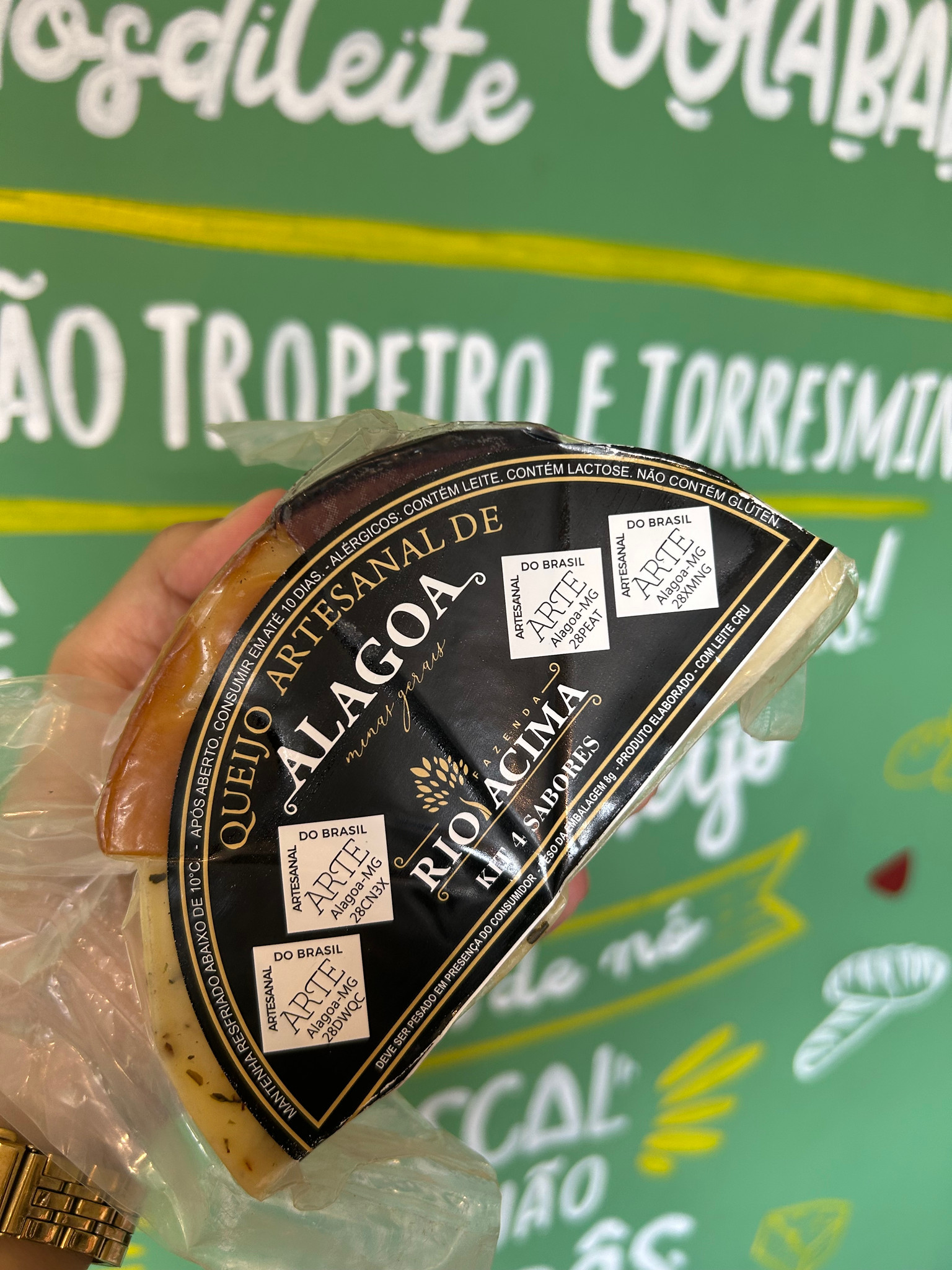 Kit Queijo Artesanal de Alagoa 4 sabores - 550g