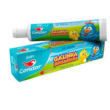 CREME DENTAL KIDS CONDOR GALINHA PINTADINHA 50G