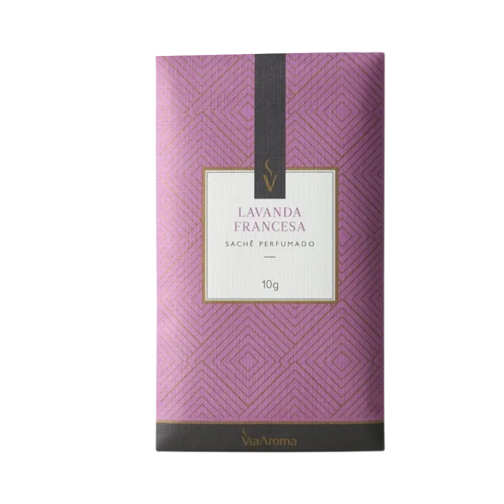 SACHE PERFUMADO VIA AROMA 10G LAVANDA FRANCESA