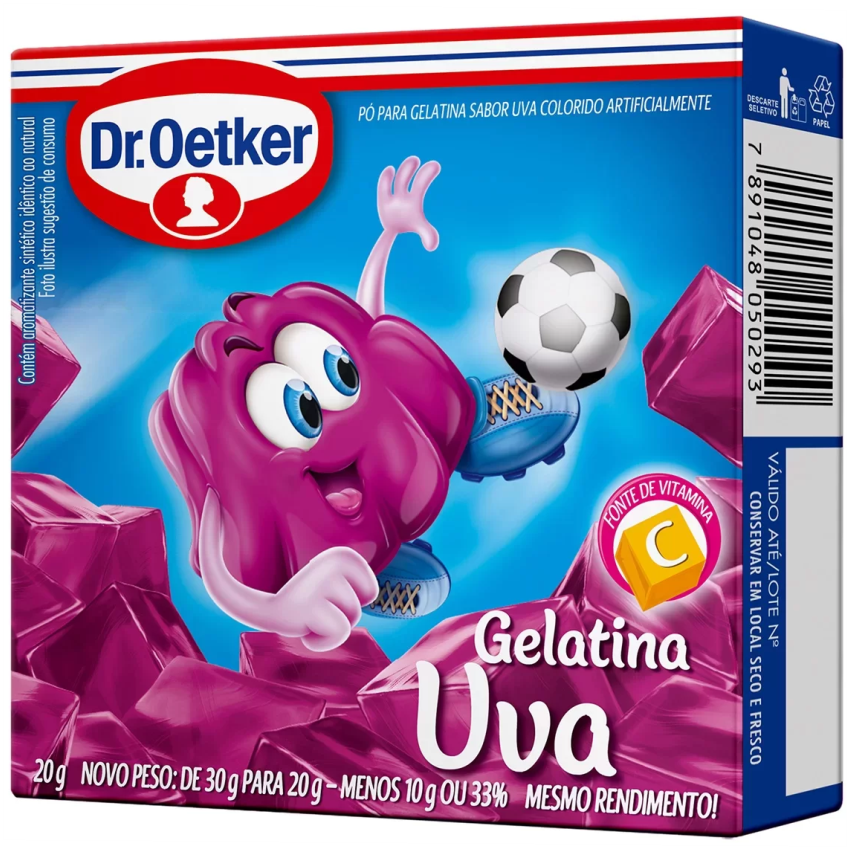 GELATINA DR.OETKER UVA CX20G