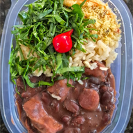 FEIJOADA C/ ARROZ INTEGRAL 220 GRAMAS Congelado.