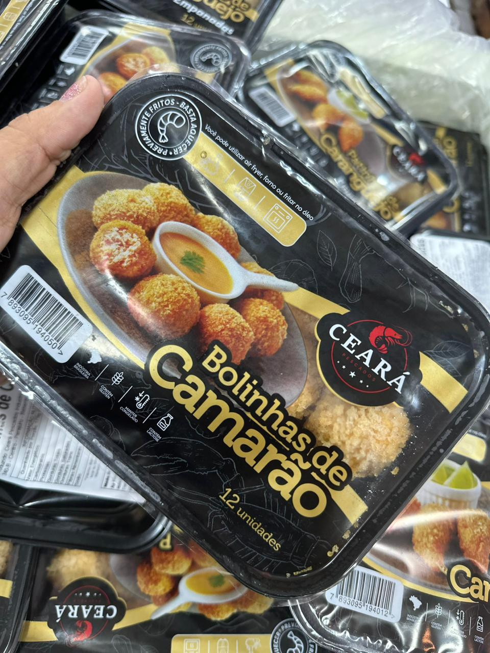 Bolinhas de camarões 
