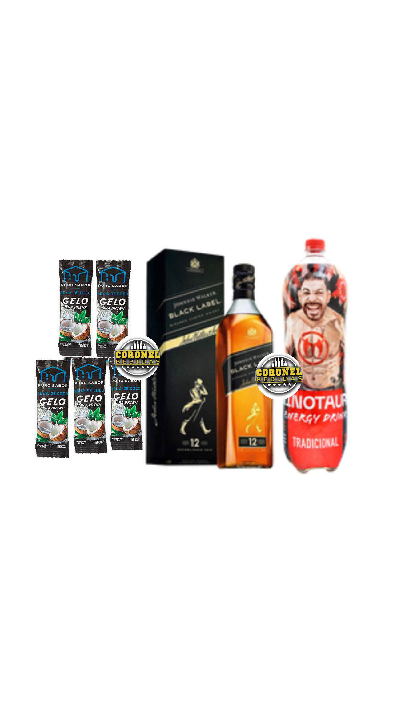 Black Label 1l+ 1 Energetico 2l + 5 Gelo