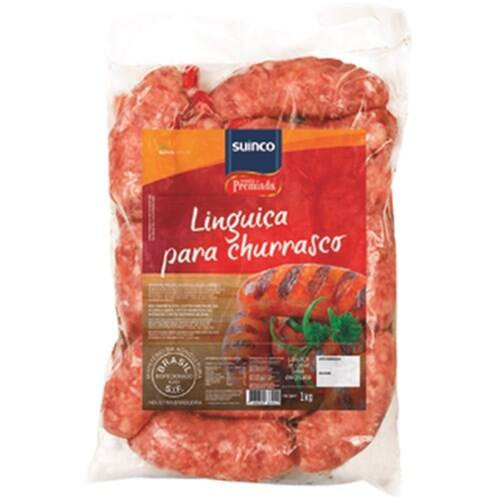 Linguiça para Churrasco Congelada Suinco 1kg