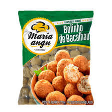 BOLINHO DE BACALHAU MARIA ANGU OU SALGADO DE BACALHAU MARI ANGU 270G