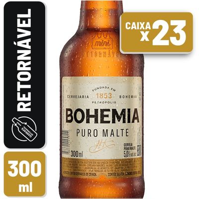 CERVEJA BOHEMIA 300ML UND (RET)
