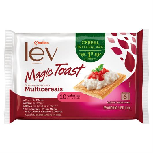 TORRADA LEV MAGIC TOAST MULTICEREAIS 110G