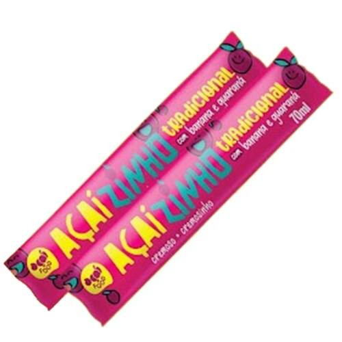 Açaizinho Cremoso Tradicional com Banana e Guaraná Açaí Food 70ml