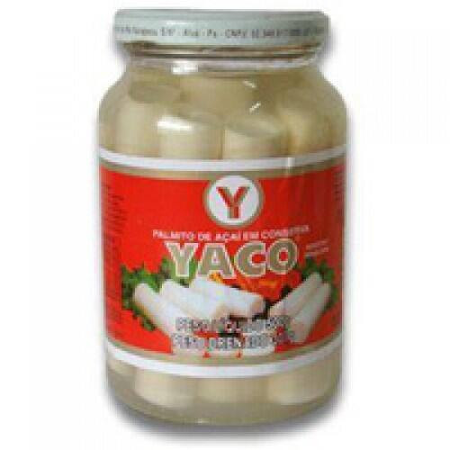 Palmito Açaí Yaco Inteiro Vidro 300g