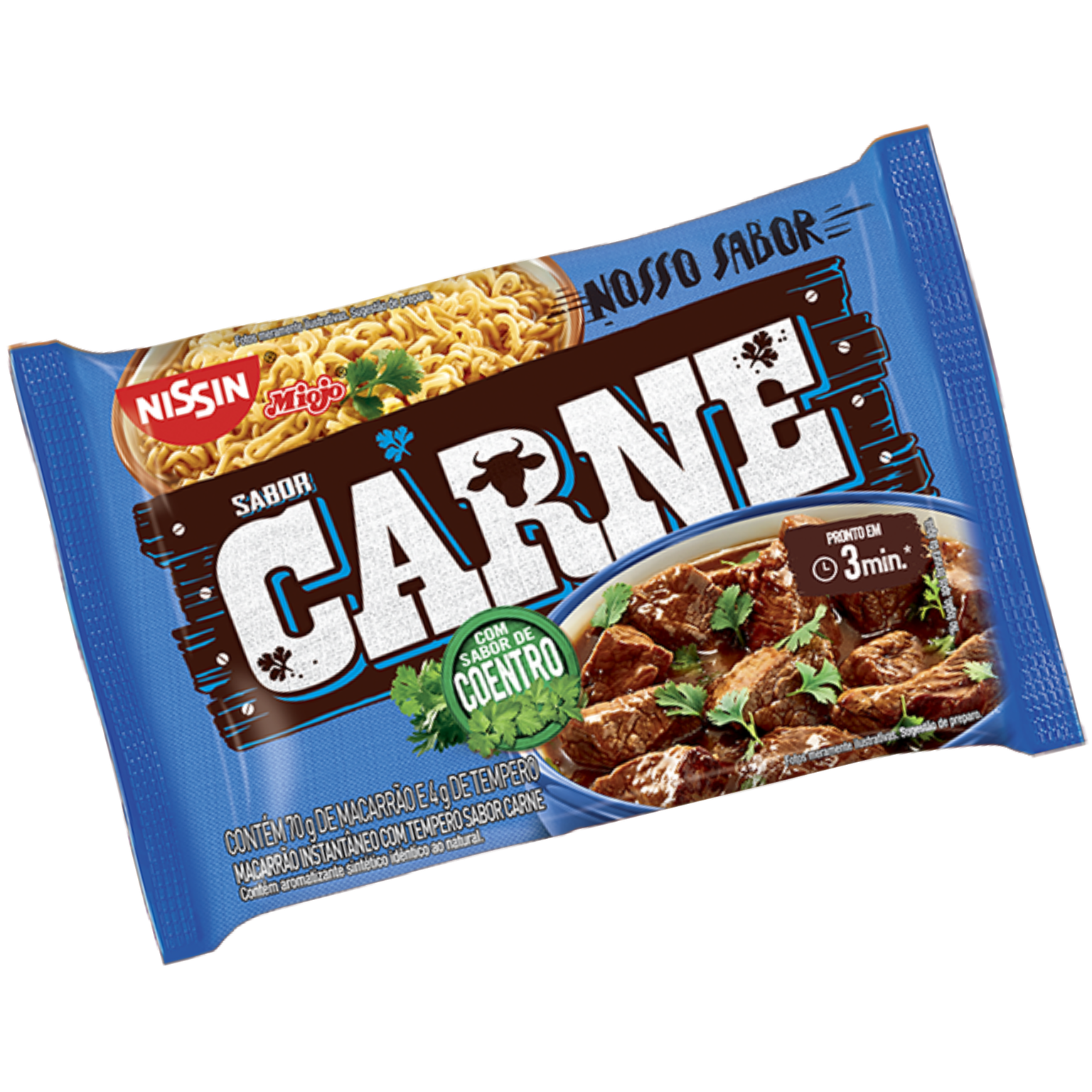 Miojo Nissin Carne 70g