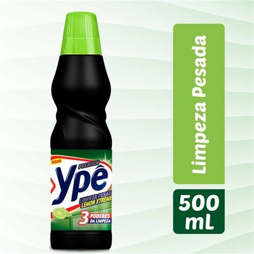 Limpador Ypê Limpeza Pesada Lemon Xtreme 500ml