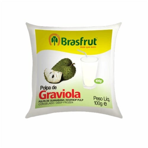 Polpa Congelada Brasfrut Graviola Embalagem 100g
