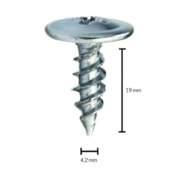 Parafuso Drywall Ponta Agulha 4,2 x 19mm
