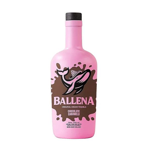 Ballena chocolate com caramelo