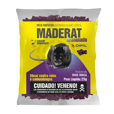 Isca Raticida Granulado 25g - Maderat