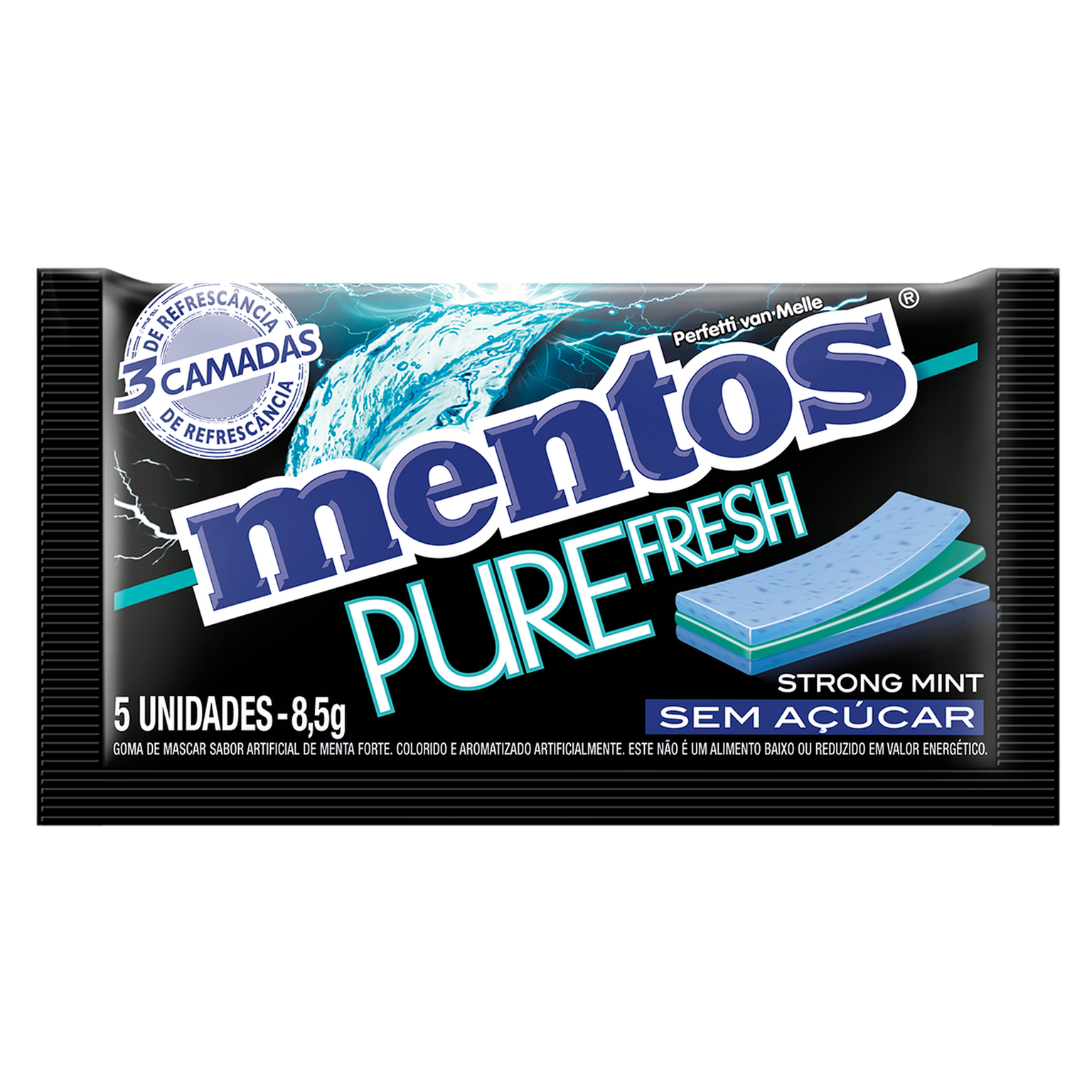 MENTOS FRESH  PRETO SEM ACUCAR