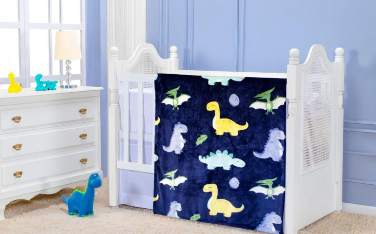 Cobertor Etruria Baby Flannel - Dino