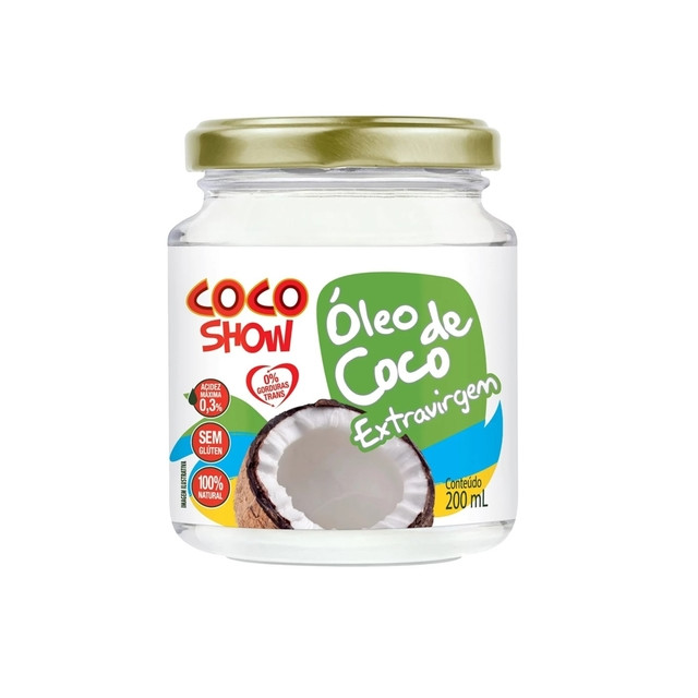 OLEO DE COCO COCOSHOW EXTRAVIRGEM 200ML