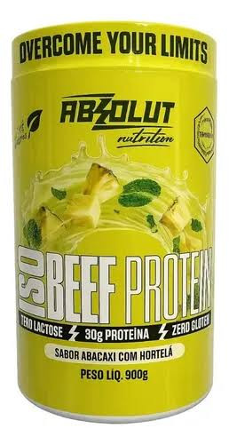 Iso Beef Protein Abacaxi C Hortela 900gr Absolut