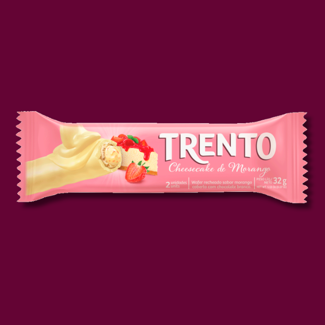 TRENTO CHEESECAKE DE MORANGO