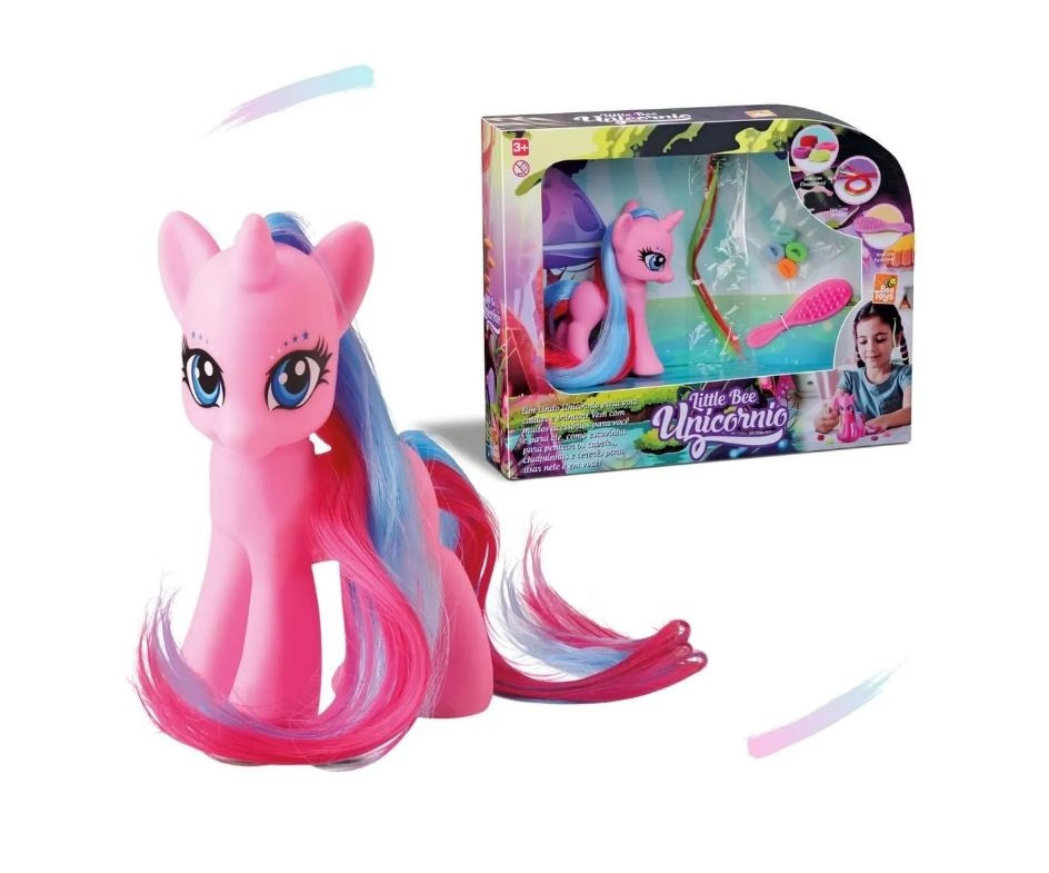 BRINQUEDO UNICORNIO LITTLE BEE CX32.8CM