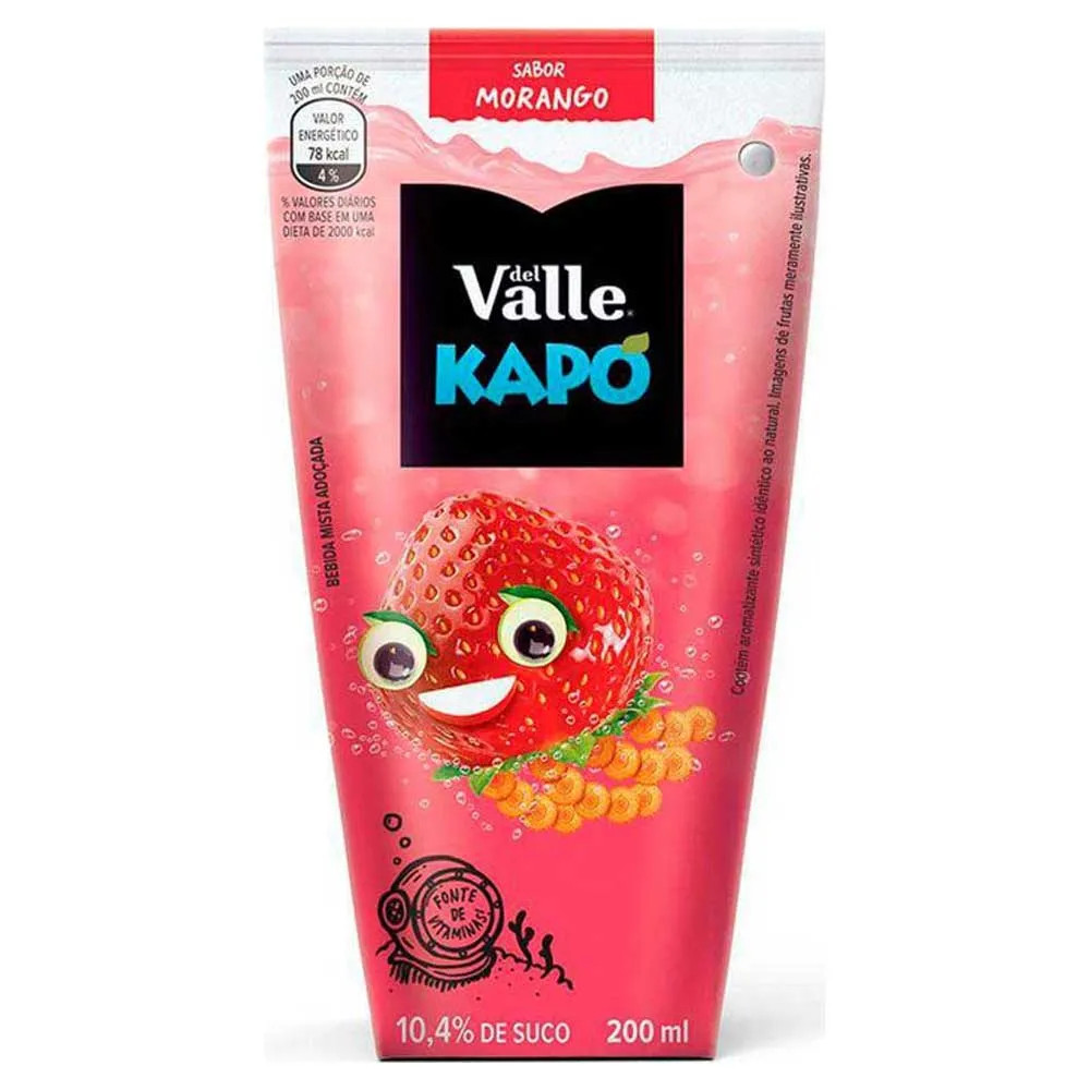 Suco Kapo Morango 200ml