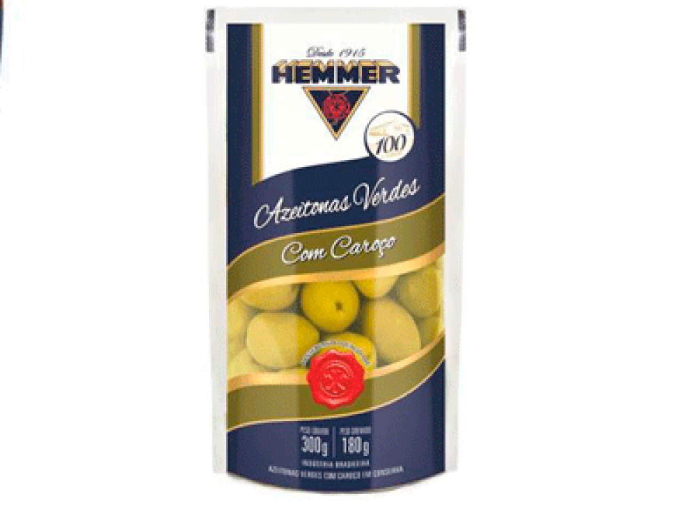Azeitona Hemmer Verde C/ Caroco 180g