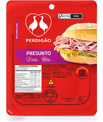 PRESUNTO SUINO FATIADO PERDIGAO 200G