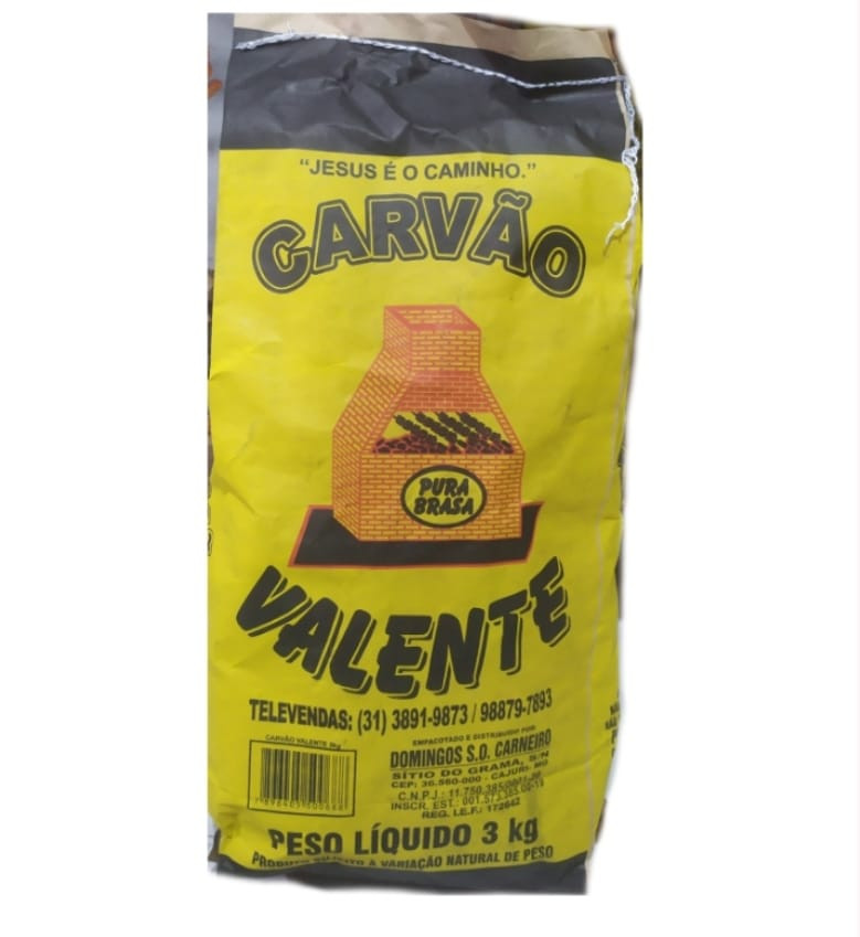 CARVAO VALENTE CHURRASCO  3KG