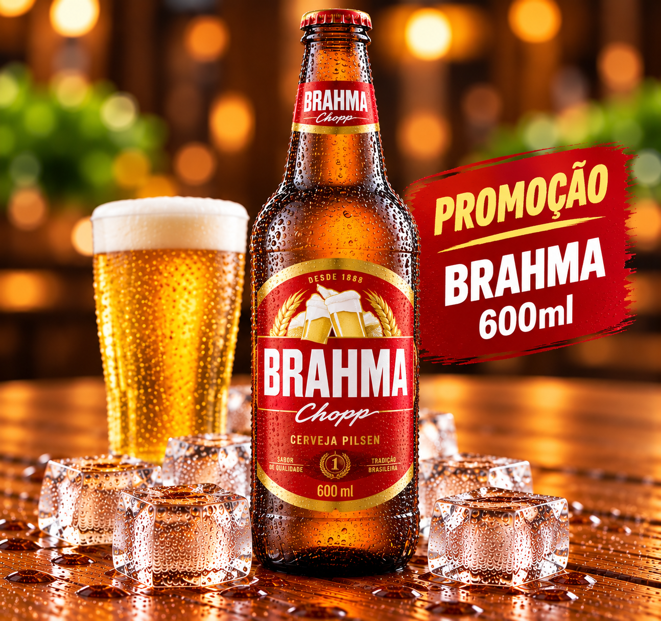 BRAHMA 600ML PROMOCAO