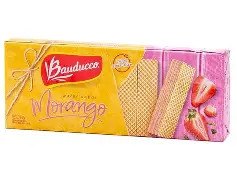 Wafer Morango (Bauducco) 140g