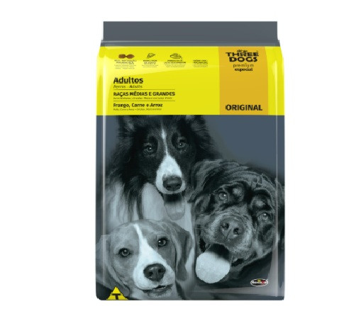 Three Dogs Original porte médio e grande 20Kg 