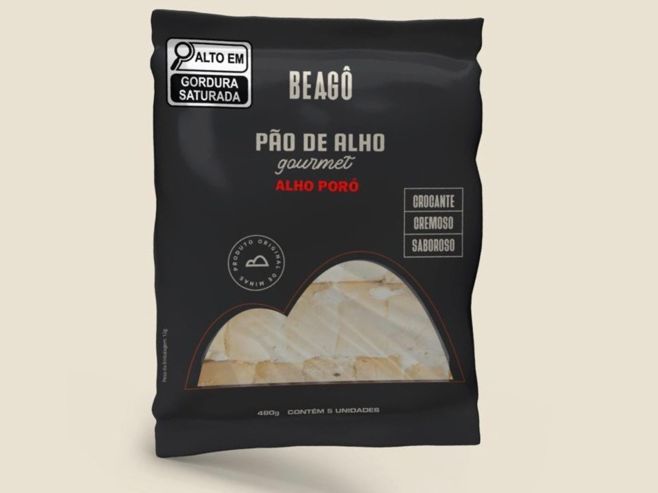 PAO DE ALHO BEAGO ALHO PORO 480G-PC