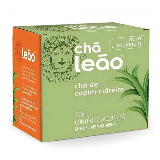 CHA LEAO CAPIM CIDREIRA 10G
