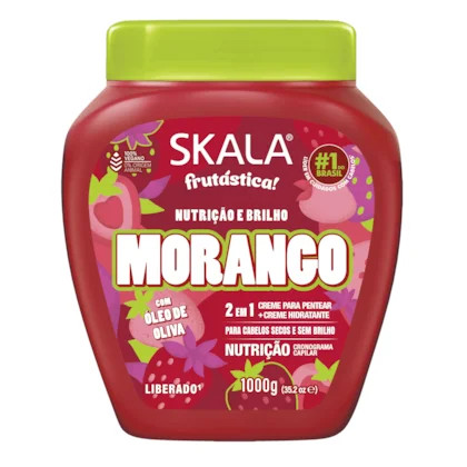 Creme de Tratamento 2 em 1 Skala  Morango 1kg