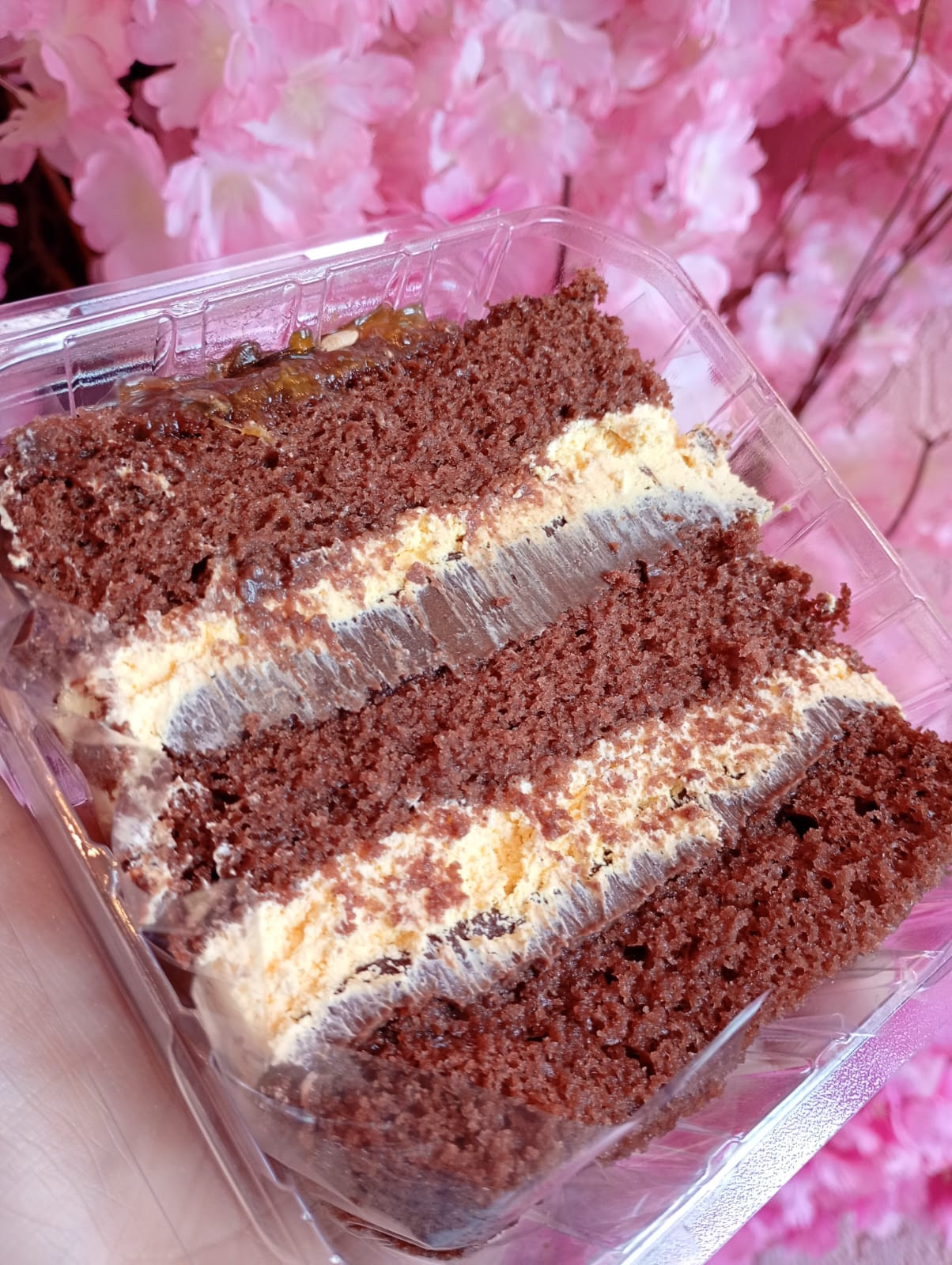 FATIA SLICE MARACUJÁ COM CHOCOLATE