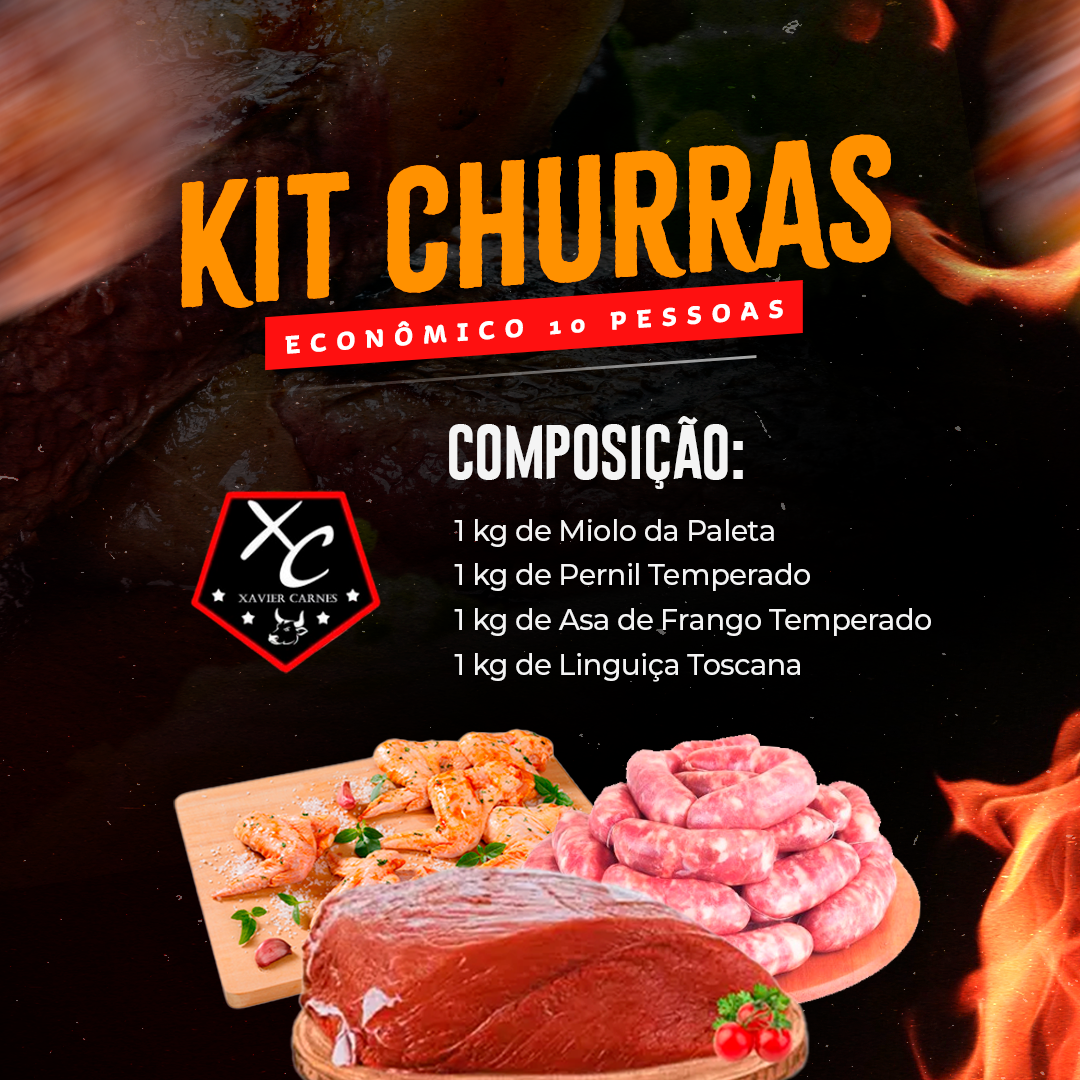 KIT CHURRASCO ECONOMICO