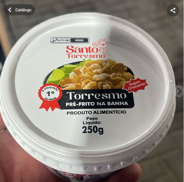 SANTO TORRESMO PRE FRITO 250G